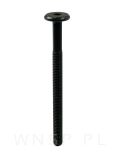 M6 X 80 mm metryczny na imbus 4 mm, czarny - 5