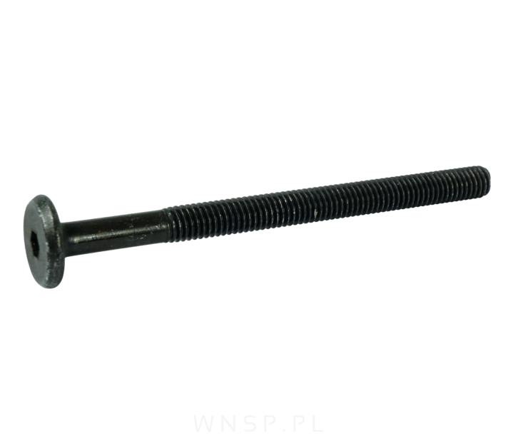 M6 X 80 mm metryczny na imbus 4 mm, czarny