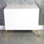 Noga skośna Klepsydra 17,5 cm, mosiądz - 8