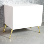 Noga skośna Klepsydra 17,5 cm, mosiądz - 6