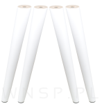 Noga bukowa skośna, stożek 35 cm, biała - 7